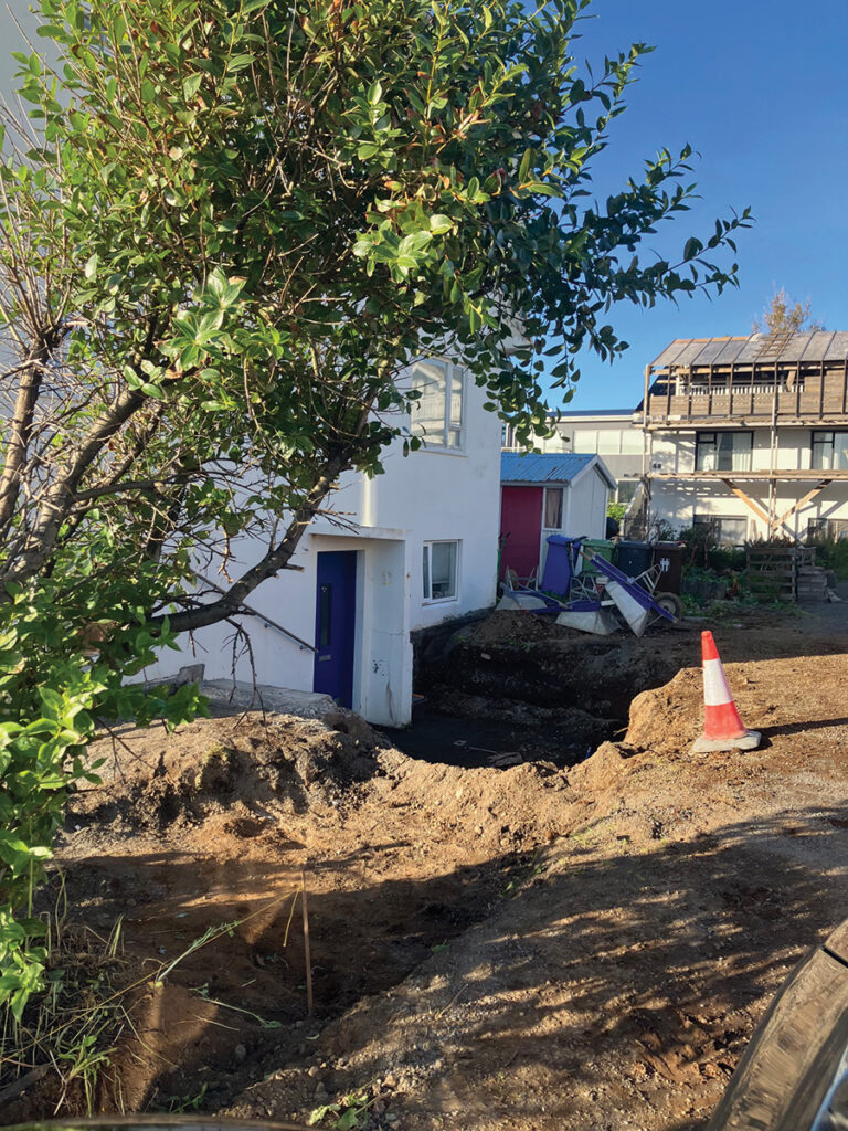 Breyting á inngangi í íbúð